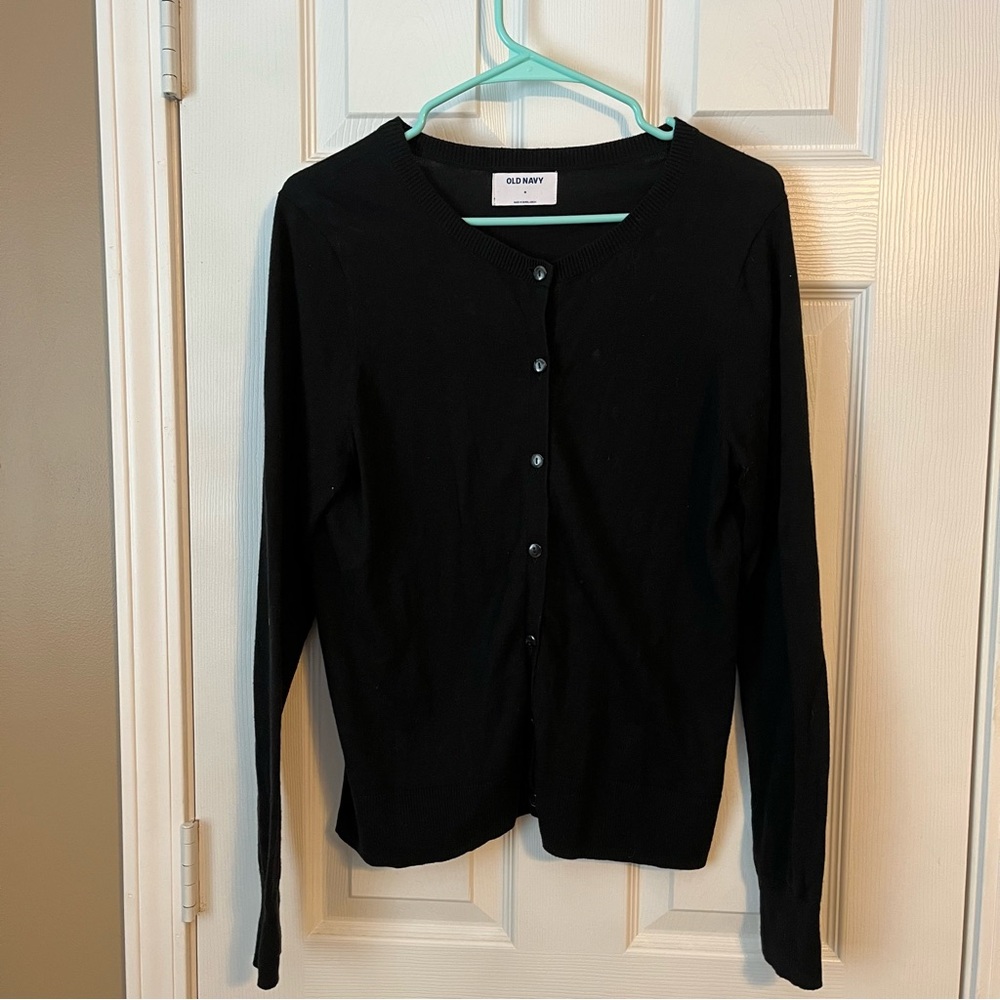 Old Navy Black Carigan